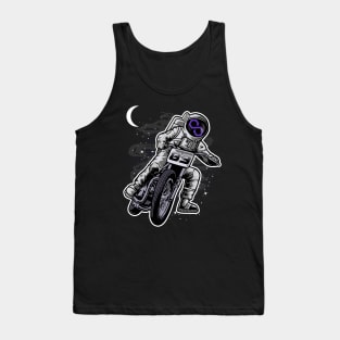 Astronaut Motorbike Polygon Matic Coin To The Moon Crypto Token Cryptocurrency Wallet Birthday Gift For Men Women Kids Tank Top